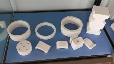 세라믹 트레이 둘레 기어 볼 밀 크림 용기 알루미나 도기 타일 용기